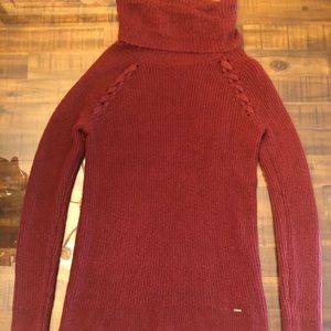 Hollister burgundy sweater dress.